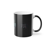 Teal Hex Color Morphing Mug, 11oz