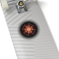 Orange Star Kiss-Cut Stickers