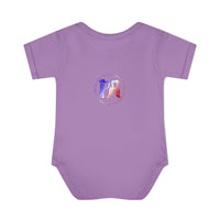 AMerican Flag Infant Baby Rib Bodysuit