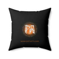 Frank and Penelope Spun Polyester Square Pillow