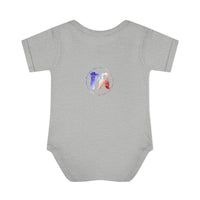 AMerican Flag Infant Baby Rib Bodysuit