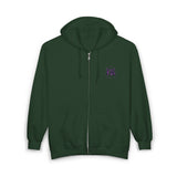 Emblem Unisex Heavy Blend™ Full Zip Hooded Sweatshirt