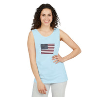 American Flag Unisex Garment-Dyed Tank Top