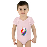 Lily the Unicorn Infant Baby Rib Bodysuit