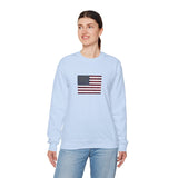 American Flag Unisex Heavy Blend™ Crewneck Sweatshirt