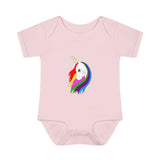 Lily the Unicorn Infant Baby Rib Bodysuit