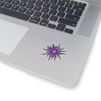 Purple Sun Kiss-Cut Stickers