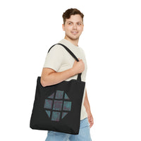 Teal Hex Tote Bag
