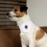 The Creative Art Series: Purple Sun Pet Bandana Collar