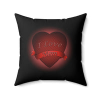 Heartmail Spun Polyester Square Pillow