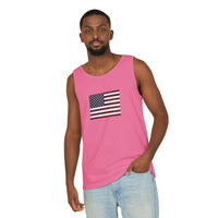 American Flag Unisex Garment-Dyed Tank Top