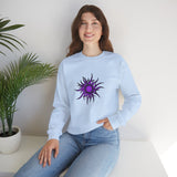 Purple Sun Unisex Heavy Blend™ Crewneck Sweatshirt