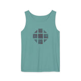 Teal Hex Unisex Garment-Dyed Tank Top