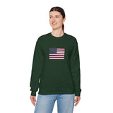 American Flag Unisex Heavy Blend™ Crewneck Sweatshirt