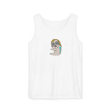 Sandy the Sloth Unisex Garment-Dyed Tank Top