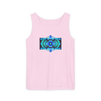 Classic Blue Unisex Garment-Dyed Tank Top