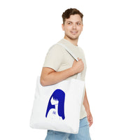 Blue Lucy Tote Bag