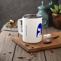 Blue Lucy Insulated Coffee Mug, 10oz