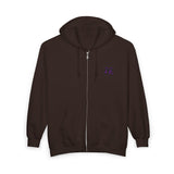 Purple Sun Unisex Heavy Blend™ Full Zip Hooded Sweatshirt