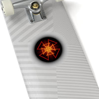 Orange Star Kiss-Cut Stickers