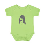 Graphite Lucy Infant Baby Rib Bodysuit