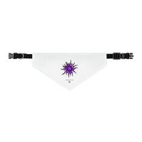 The Creative Art Series: Purple Sun Pet Bandana Collar