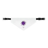 The Creative Art Series: Purple Sun Pet Bandana Collar