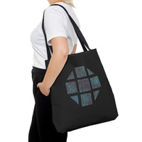 Teal Hex Tote Bag