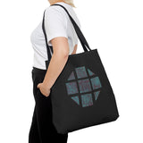 Teal Hex Tote Bag