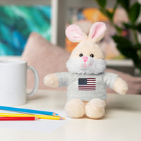 American Flag Stuffed Animals with Tee