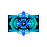 Classic Blue Kiss-Cut Stickers
