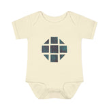 Teal Hex Infant Baby Rib Bodysuit