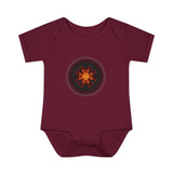 Orange Star Infant Baby Rib Bodysuit