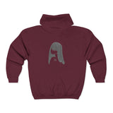 Graphite Lucy Unisex Heavy Blend™ Full Zip Hooded Sweatshirt
