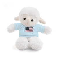 American Flag Stuffed Animals with Tee