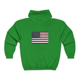 American Flag Unisex Heavy Blend™ Full Zip Hooded Sweatshirt