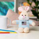 American Flag Stuffed Animals with Tee
