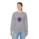 Purple Sun Unisex Heavy Blend™ Crewneck Sweatshirt