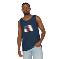 American Flag Unisex Garment-Dyed Tank Top