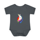 Lily the Unicorn Infant Baby Rib Bodysuit