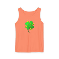 Clover Unisex Garment-Dyed Tank Top