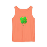 Clover Unisex Garment-Dyed Tank Top