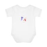 4th of July Lucy Infant Baby Rib Bodysuit