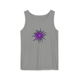 Purple Sun Unisex Garment-Dyed Tank Top