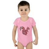 Squirrel Infant Baby Rib Bodysuit