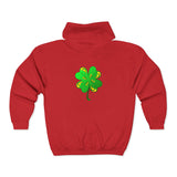 Clover Unisex Heavy Blend™ Full Zip Hooded Sweatshirt