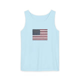 American Flag Unisex Garment-Dyed Tank Top