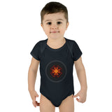 Orange Star Infant Baby Rib Bodysuit