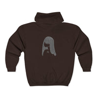Graphite Lucy Unisex Heavy Blend™ Full Zip Hooded Sweatshirt
