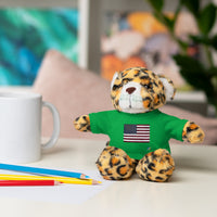 American Flag Stuffed Animals with Tee